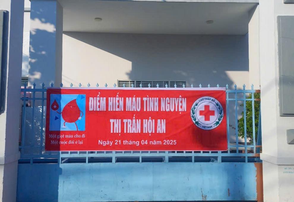 Sáng ngày 21/4/2025, Bệnh viện Huyết học – Truyền máu Thành phố Cần Thơ đã đến Thị trấn Hội An tiếp nhận đợt hiến máu tình nguyện của địa phương trong năm 2025.